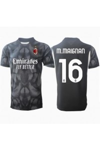 AC Milan Mike Maignan #16 Keeper Fotballdrakt Hjemme Klær 2024-25 Korte ermer